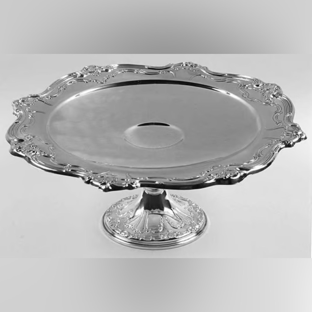 Antique Gorham Silver Chantilly Cake Stand